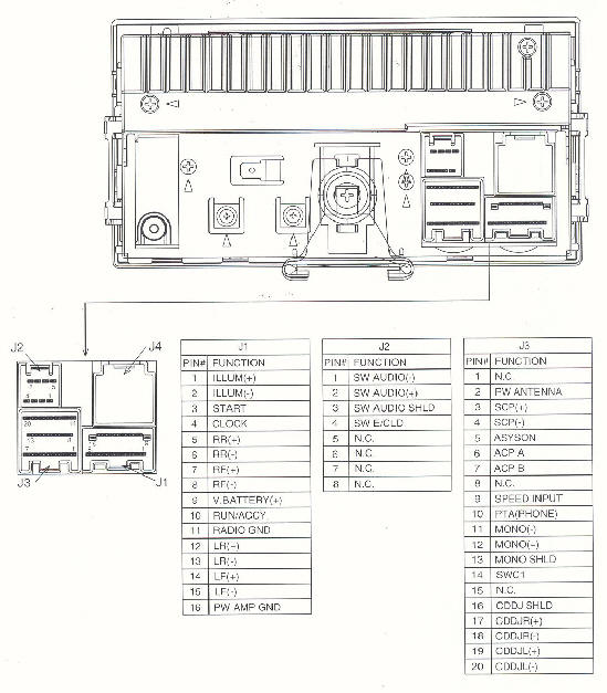 Ford radio amplifier wiring #7