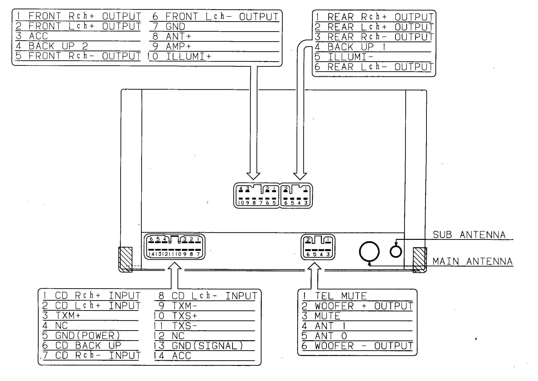 Car Audio Wire Diagram Codes Lexus - Factory Car Stereo Repair - Bose