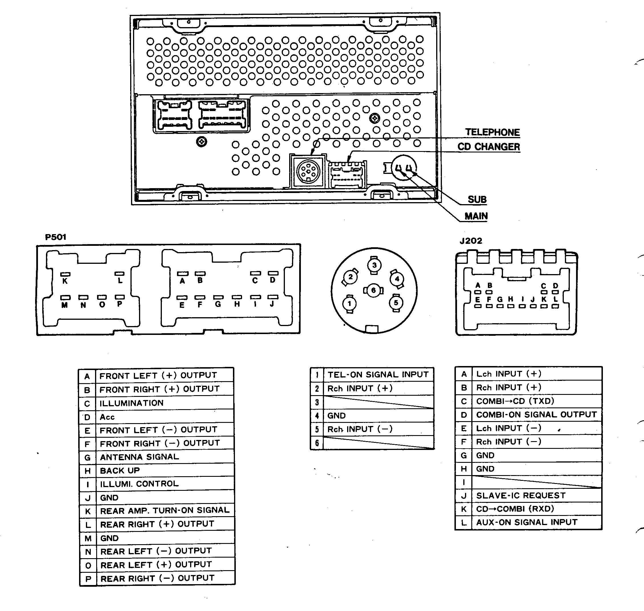 Radio wiring diagram for 1998 nissan sentra