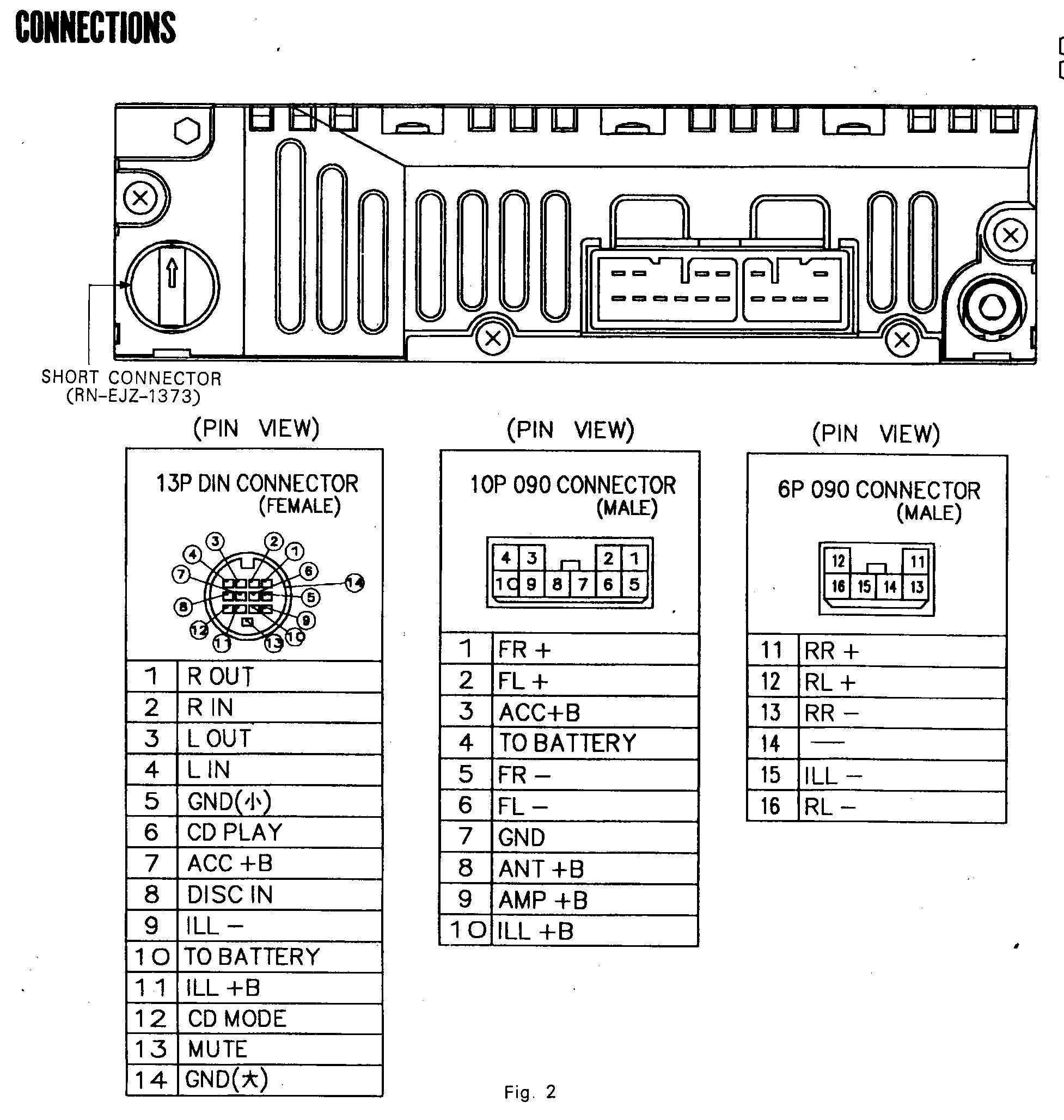 Car Audio Wire Diagram Codes Toyota - Factory Car Stereo ...