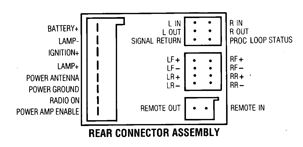 Ford factory radio wires #7