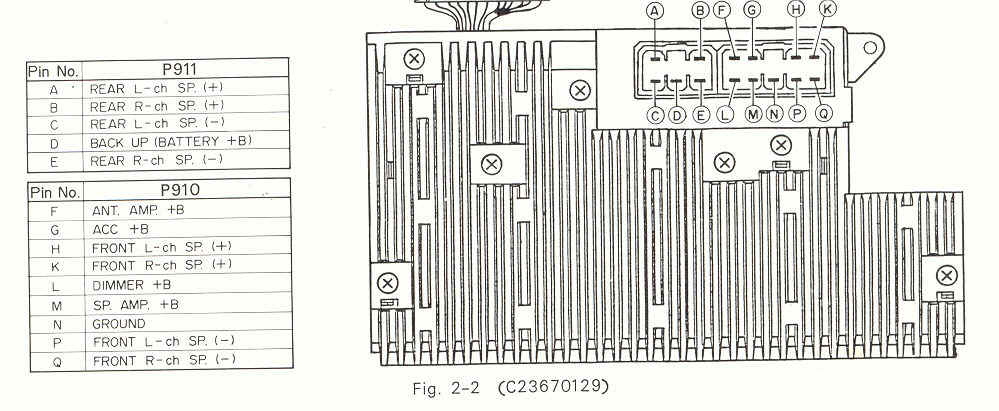 Car Audio Wire Diagram Codes Toyota - Factory Car Stereo ... opel radio wiring diagrams 